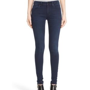 Burberry skinny high rise dark blue stretch
